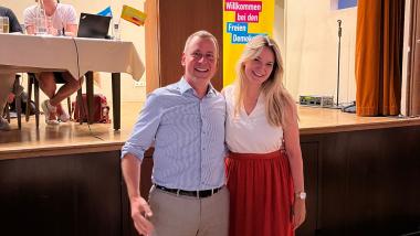 Jennifer Kaiser-Steiner und Dr. Michael Ruoff